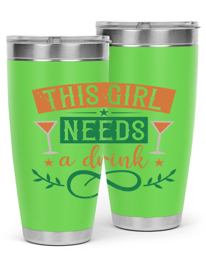 this girl needs a drink 1#- mardi gras- Tumbler