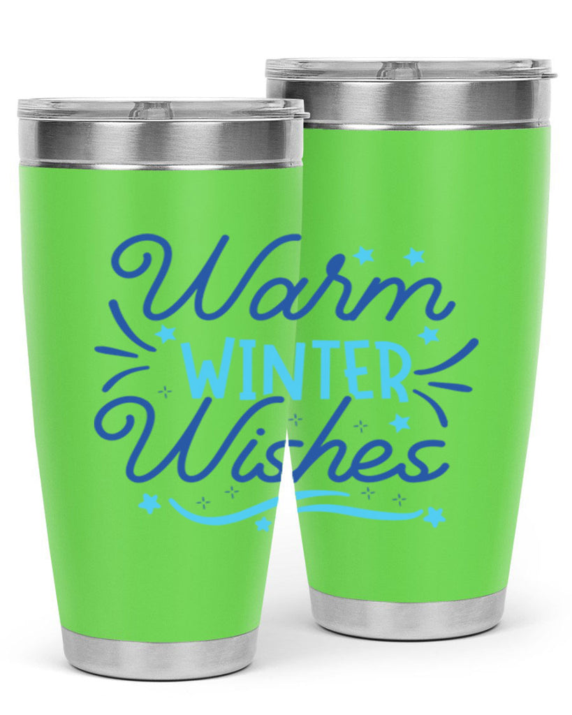warm winter wishes 457#- winter- Tumbler