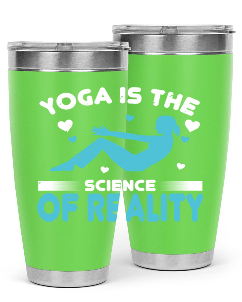 yoga is the science of reality 16#- yoga- Tumbler