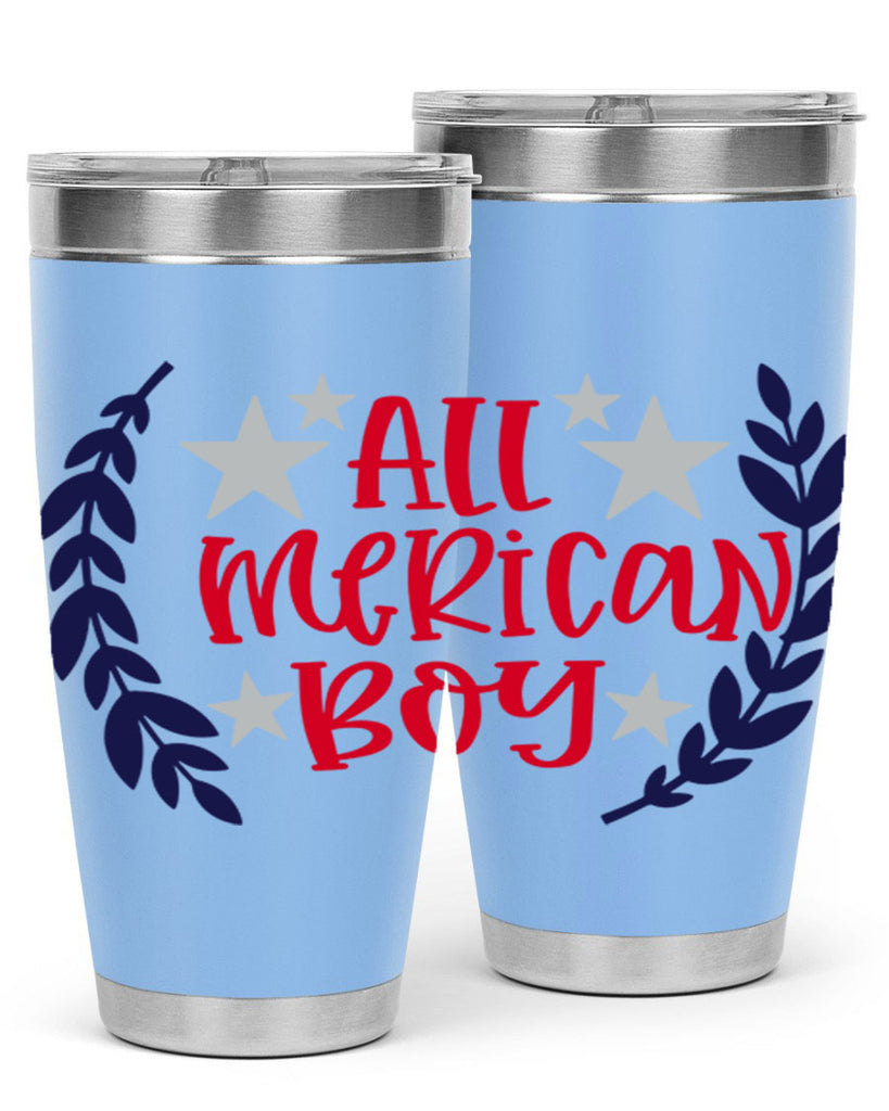 All Merican Boy Style 143#- Fourt Of July- Tumbler