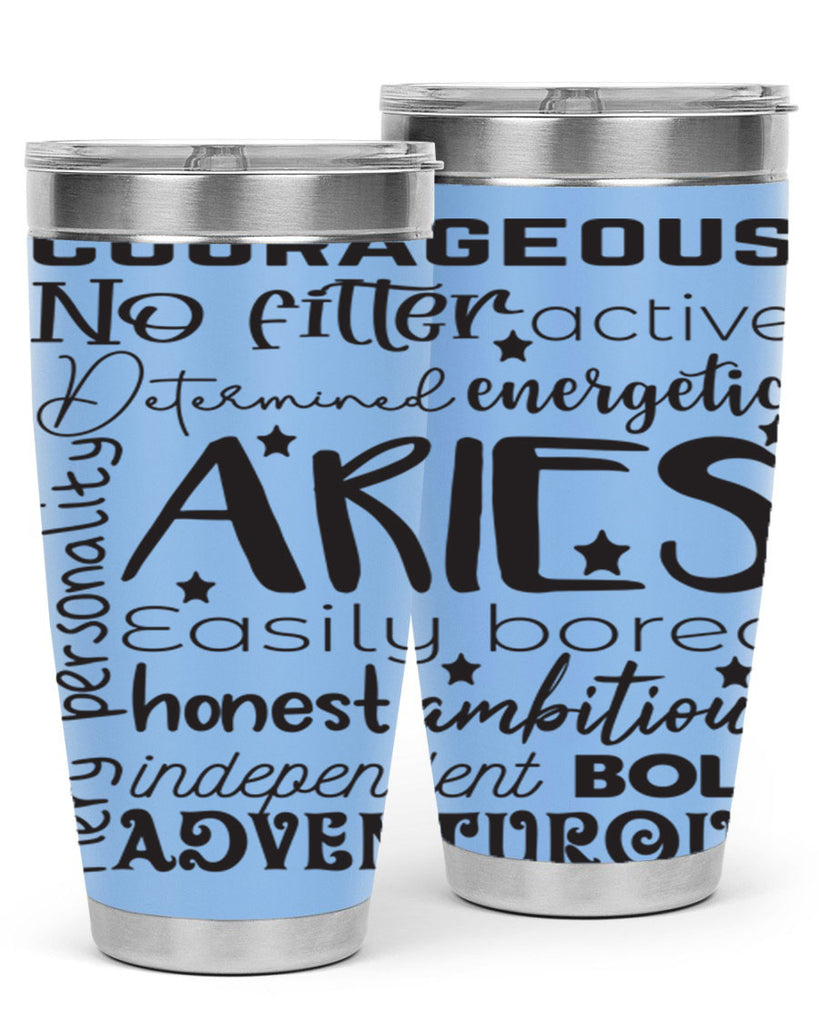 Aries 564#- zodiac- Tumbler