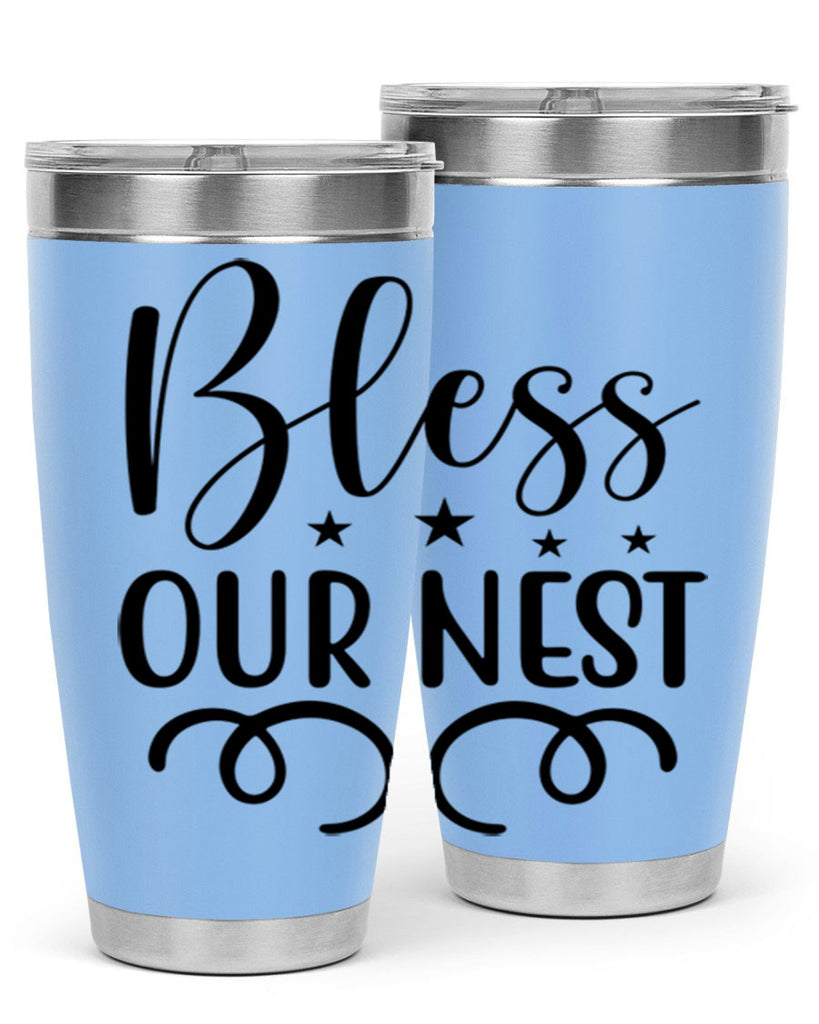 Bless Our Nest 50#- spring- Tumbler