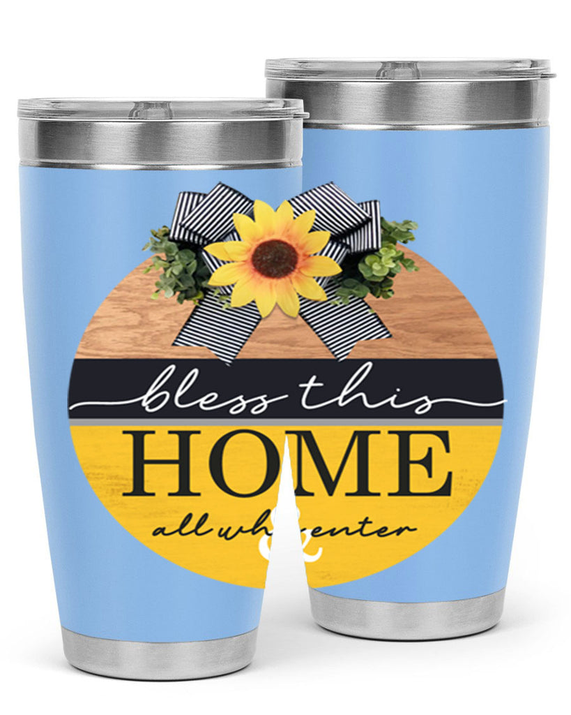 Bless this Home and all Mockup56#- spring- Tumbler