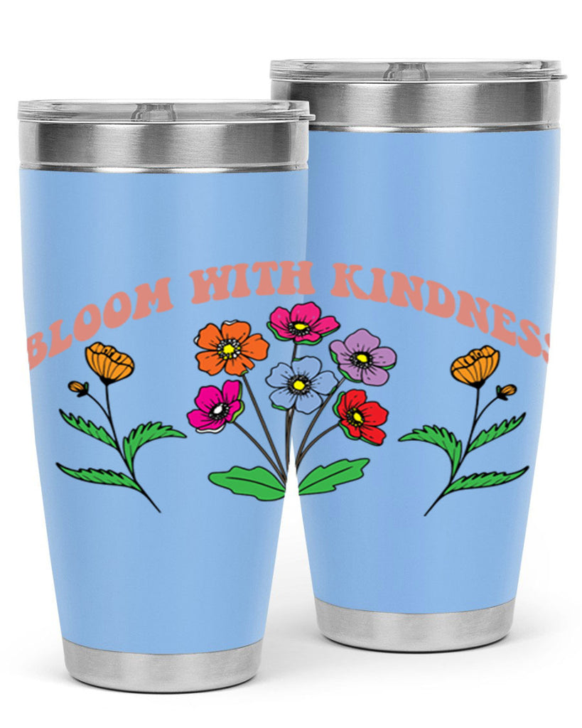 Bloom with Kindness  92#- spring- Tumbler