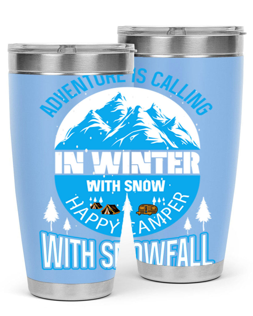 Camping Winter 39#- winter- Tumbler