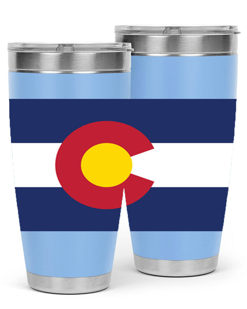 Colorado 46#- Us Flags- Tumbler