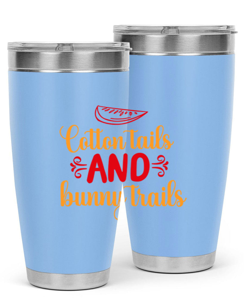 Cotton tails and bunny trails 111#- spring- Tumbler