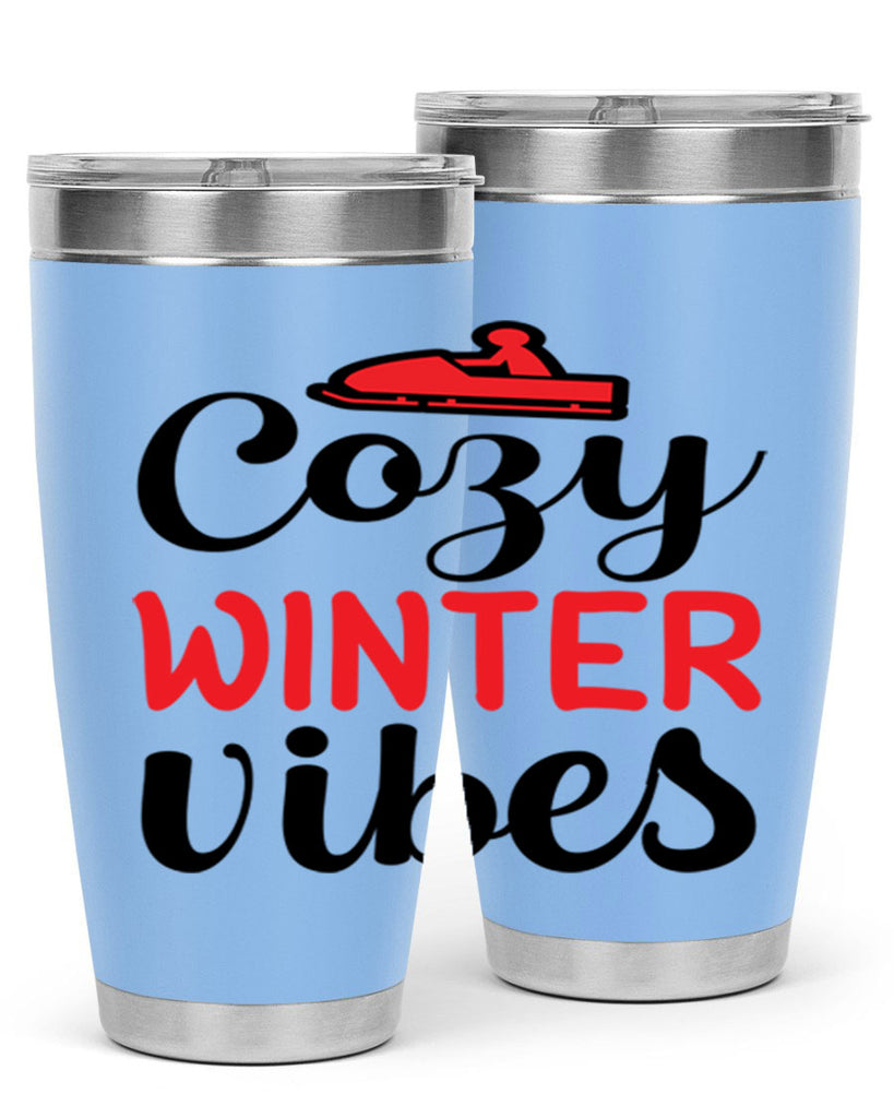 Cozy winter vibes 68#- winter- Tumbler