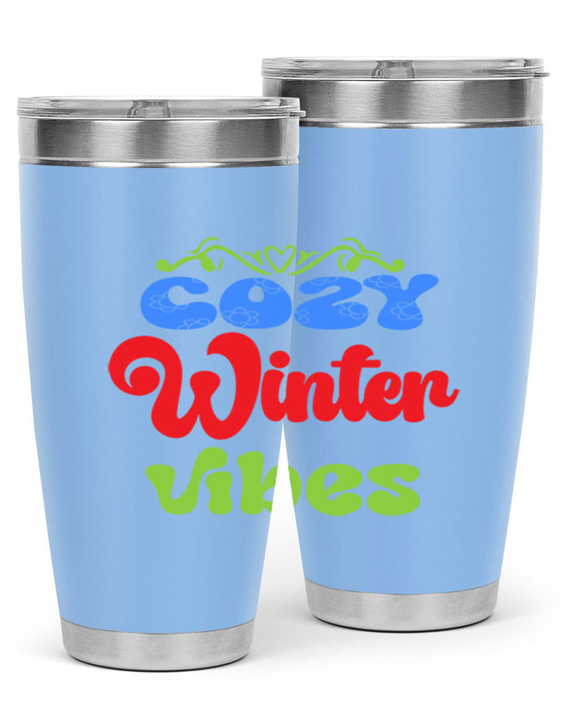Cozy winter vibes 75#- winter- Tumbler