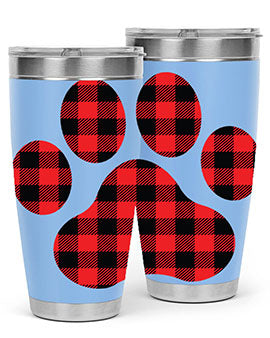 Dog Paw Style 94#- dog- Tumbler