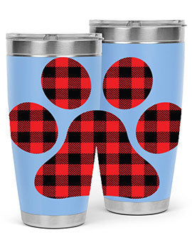 Dog Paw Style 95#- dog- Tumbler