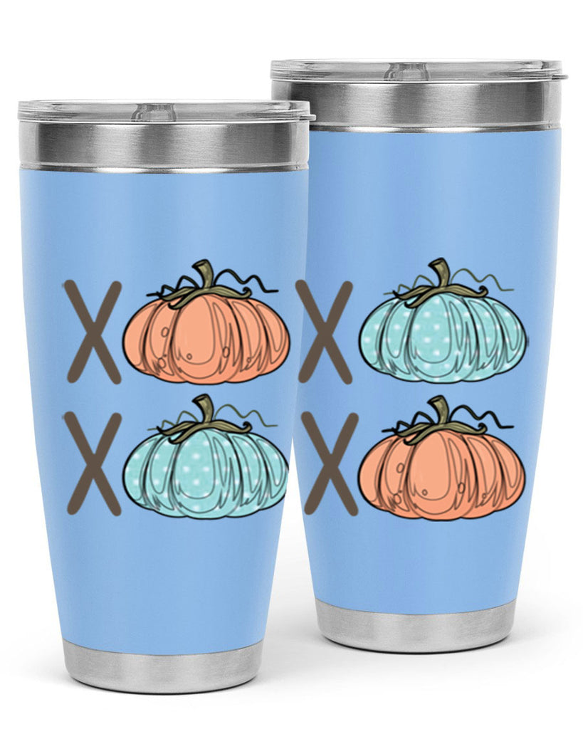 Fall Pumpkin XOXO 129#- fall- Tumbler