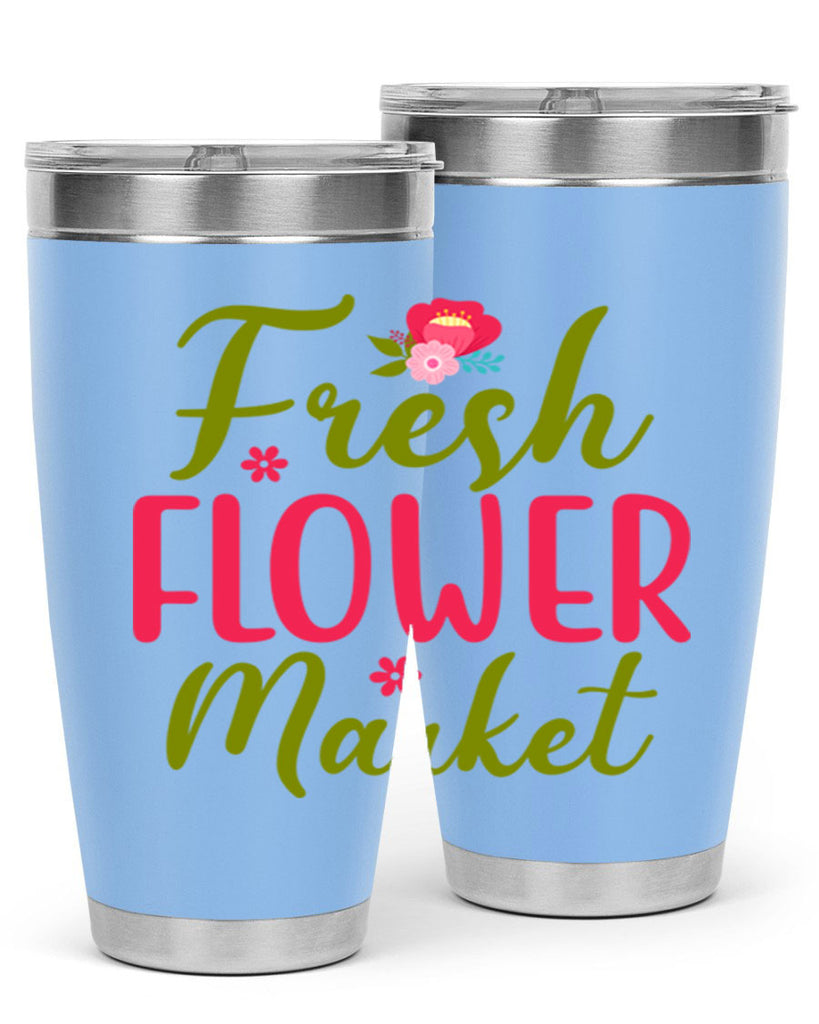 Fresh Flower Market 144#- spring- Tumbler