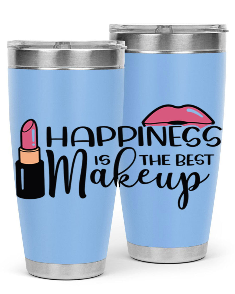 Happiness Is The Best Makeup Style 93#- make up- Tumbler