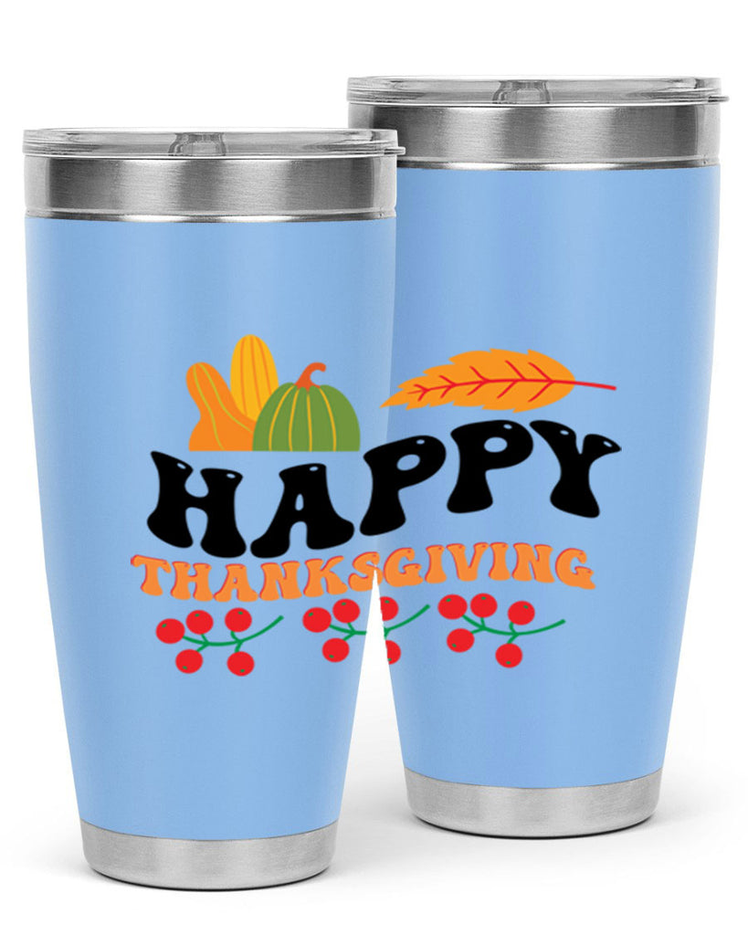 Happy Thanksgiving 251#- fall- Tumbler