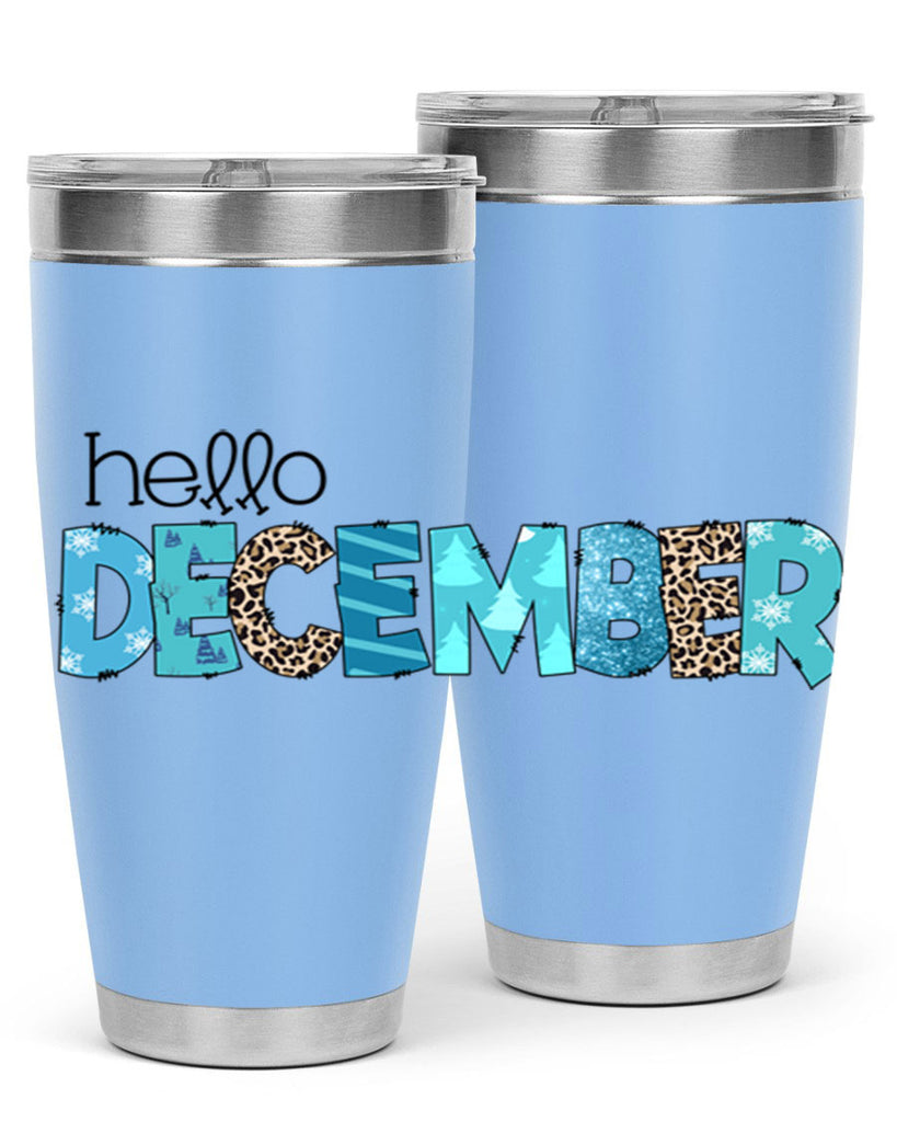 Hello December 187#- winter- Tumbler