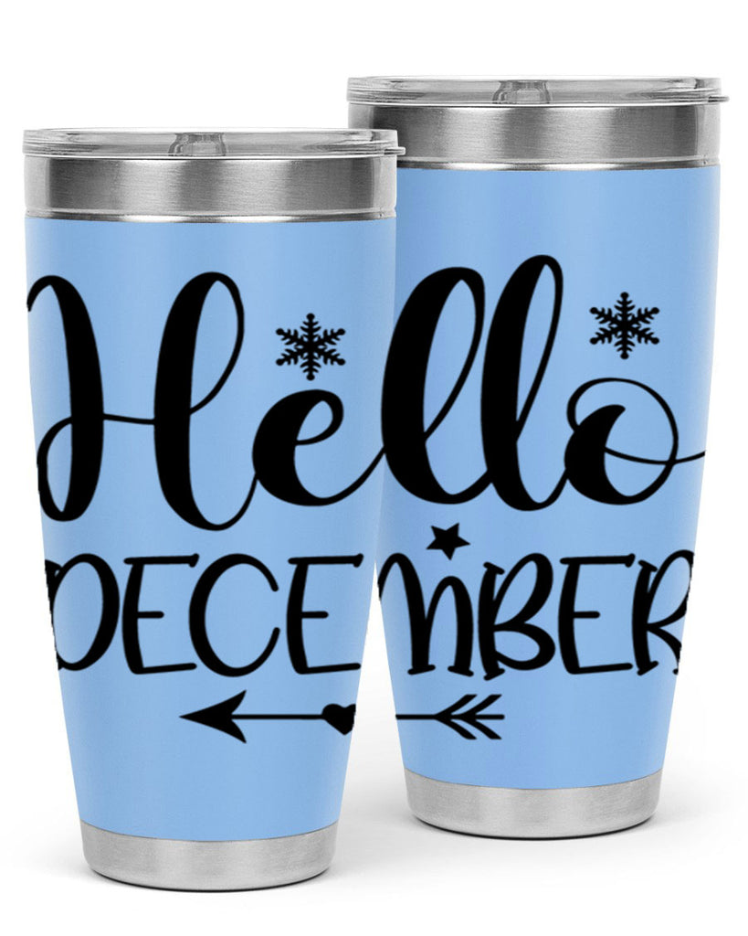 Hello December161#- winter- Tumbler
