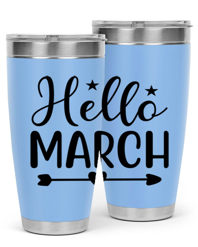Hello March 184#- spring- Tumbler