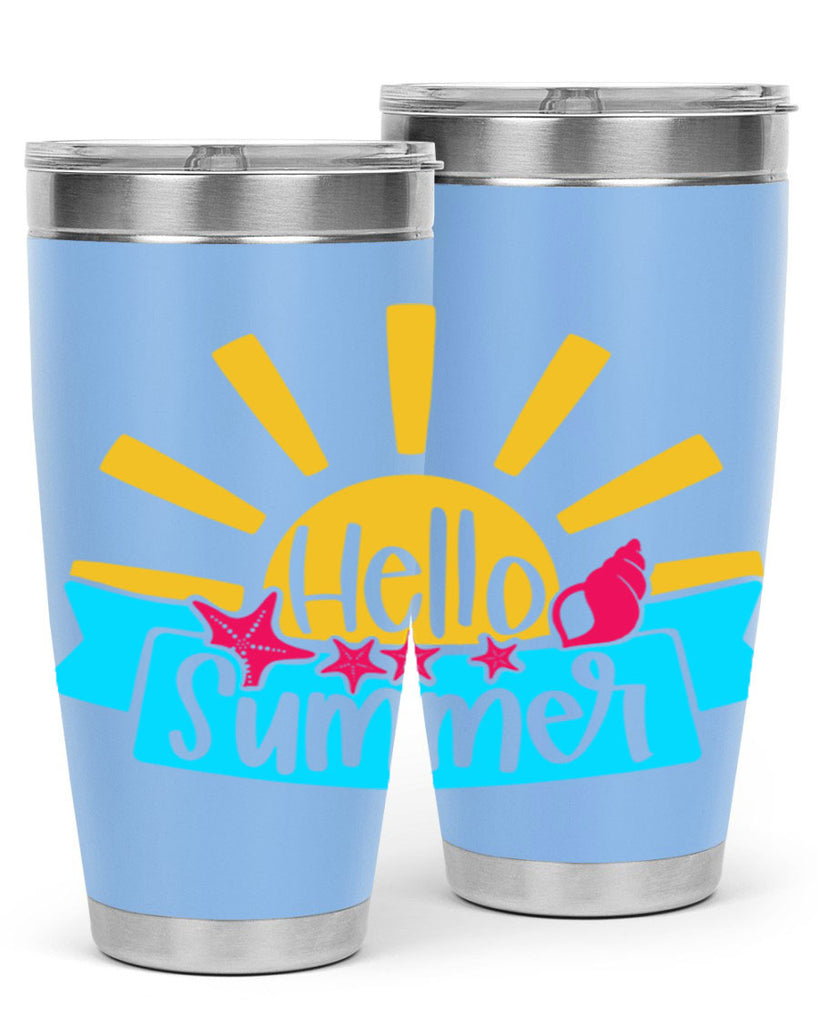 Hello Summer Style 38#- summer- Tumbler