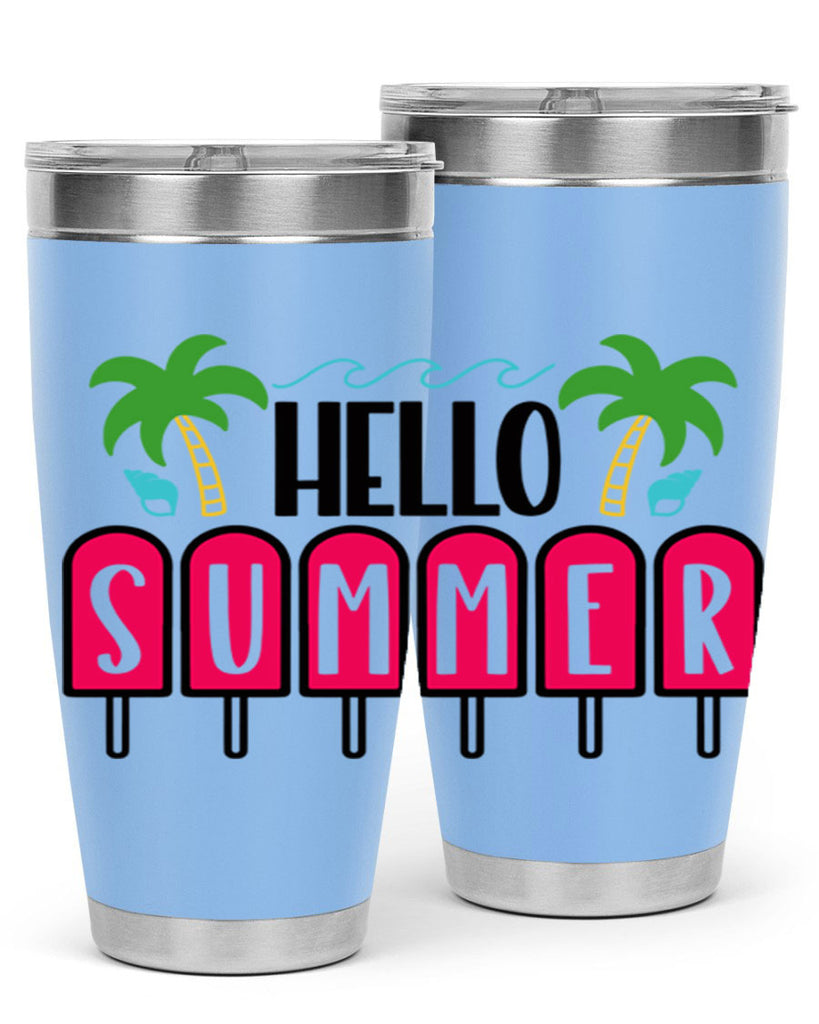Hello Summer Style 39#- summer- Tumbler