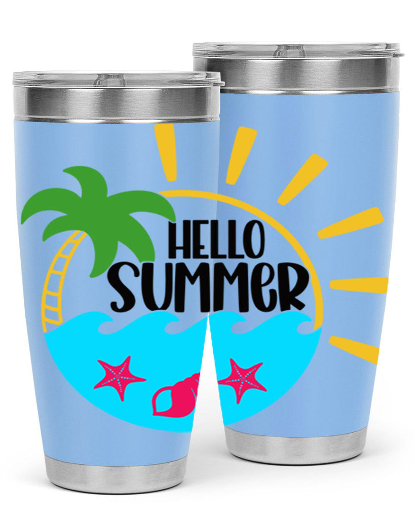 Hello Summer Style 40#- summer- Tumbler