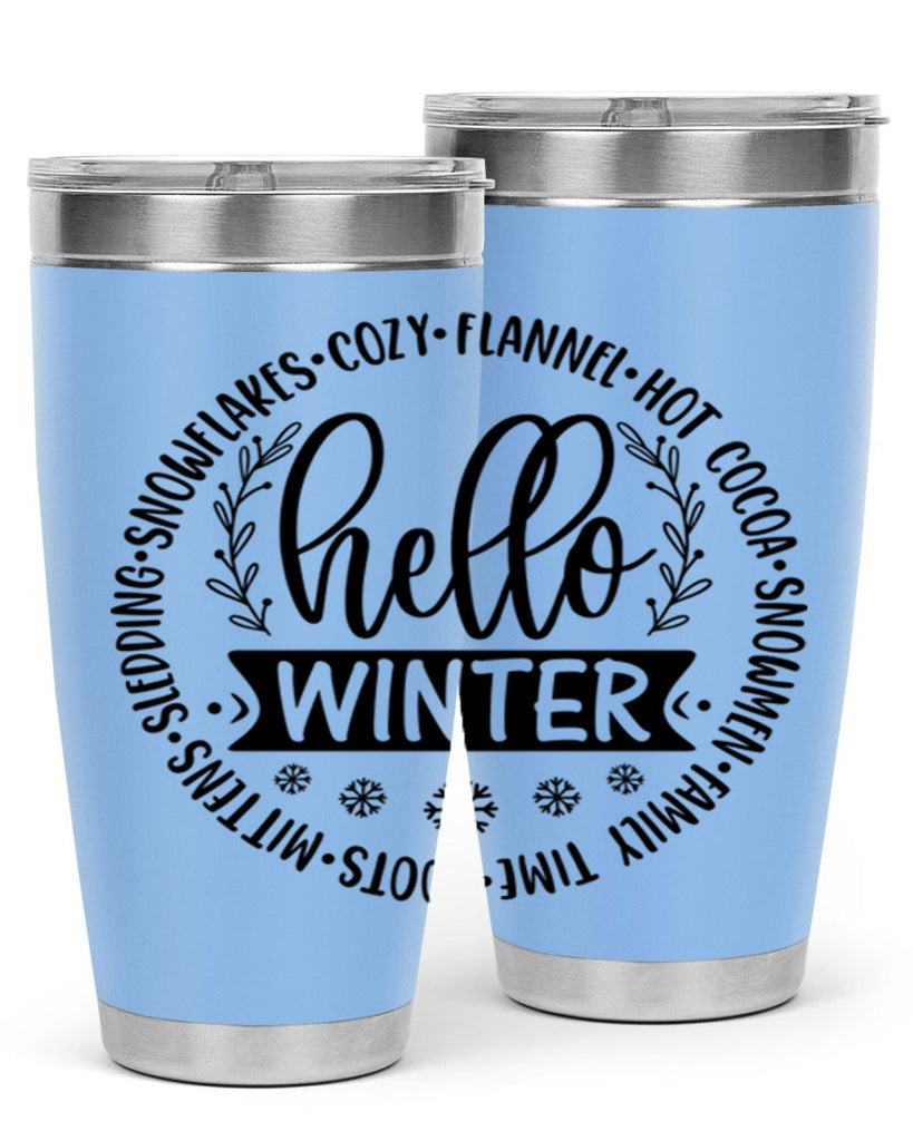 Hello Winter 163#- winter- Tumbler