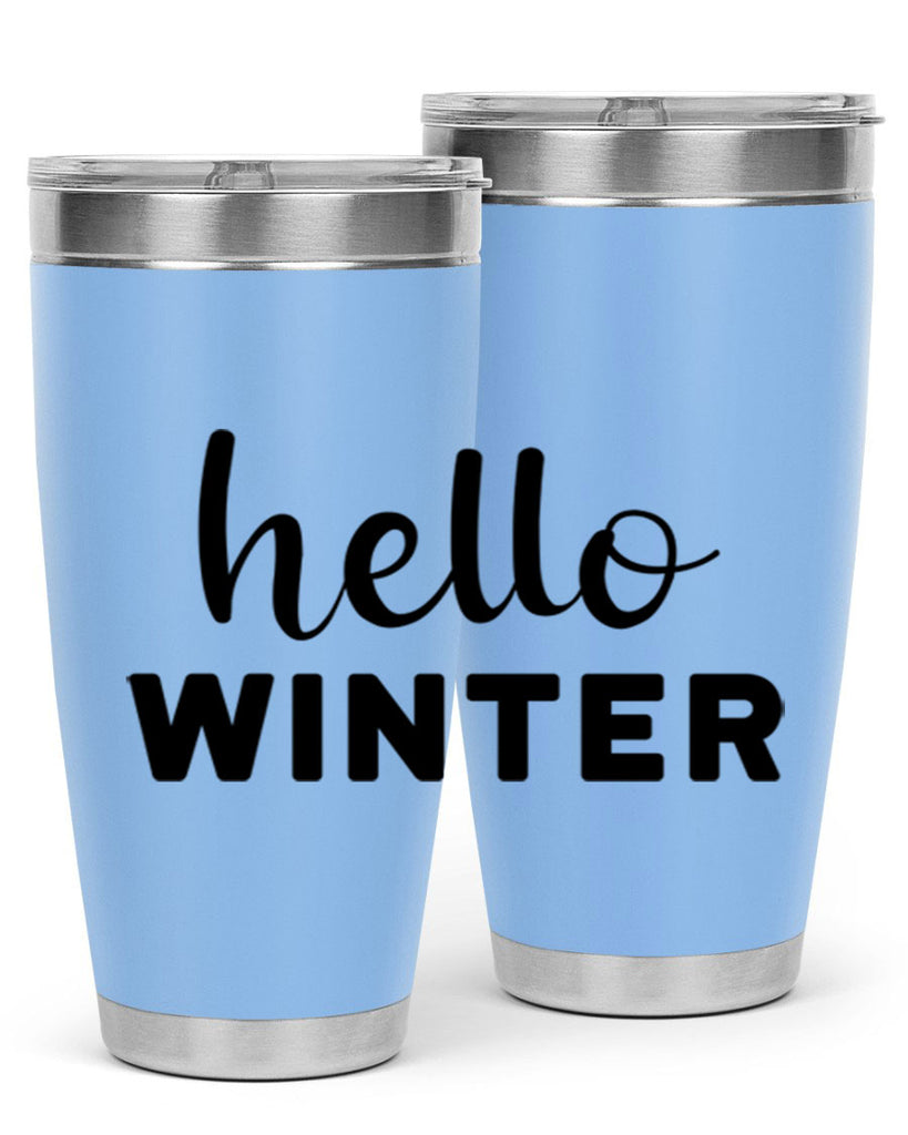 Hello Winter 186#- winter- Tumbler