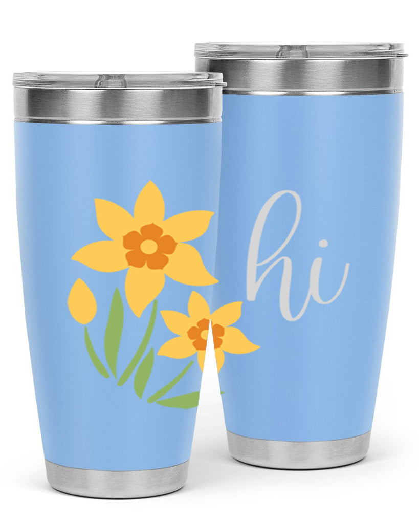 Hi daffodil flower236#- spring- Tumbler