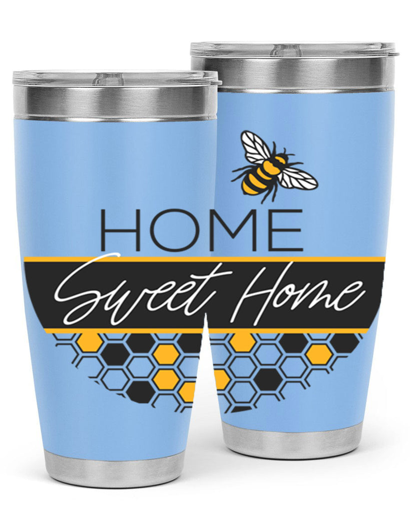 Home Sweet Home Bee and hive pattern243#- spring- Tumbler