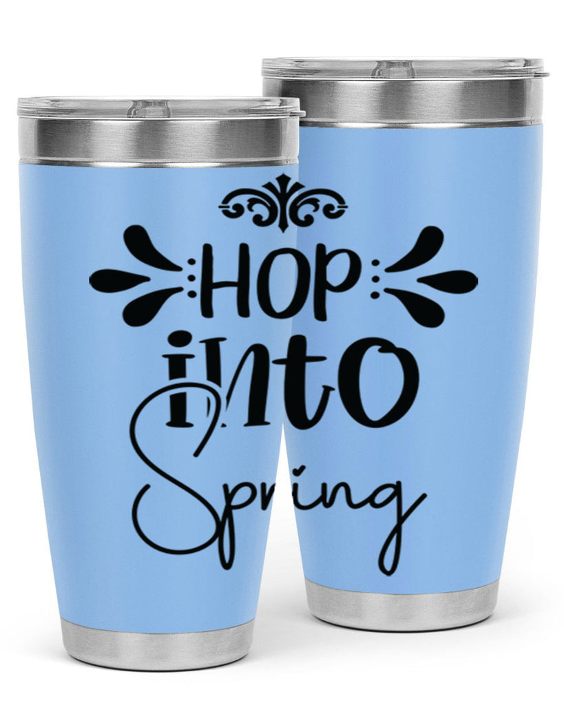 Hop into Spring 247#- spring- Tumbler