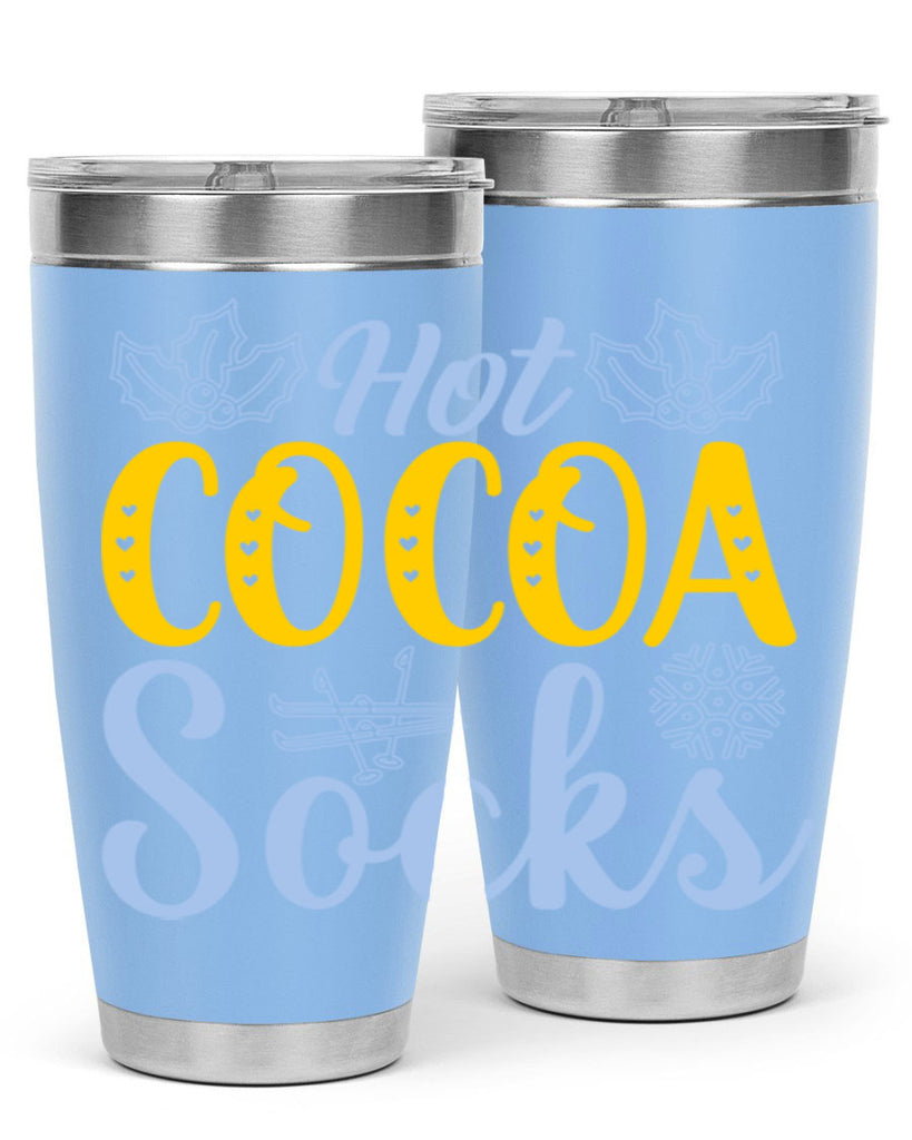 Hot cocoa socks211#- winter- Tumbler