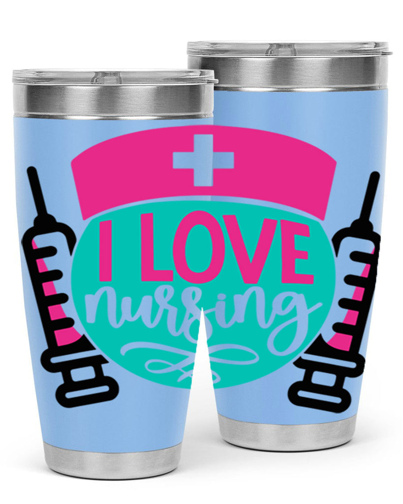 I Love Nursing Style Style 172#- nurse- tumbler
