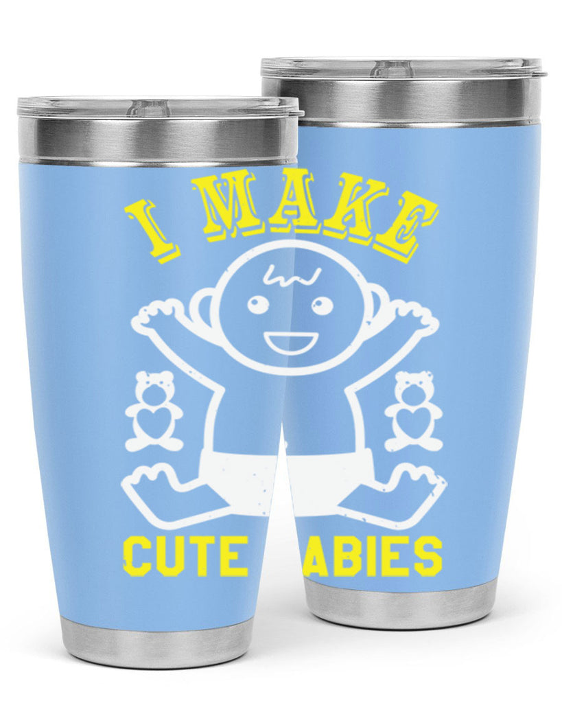 I make cute babies Style 36#- baby shower- tumbler