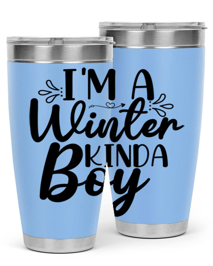 Im A Winter Kinda Boy 238#- winter- Tumbler
