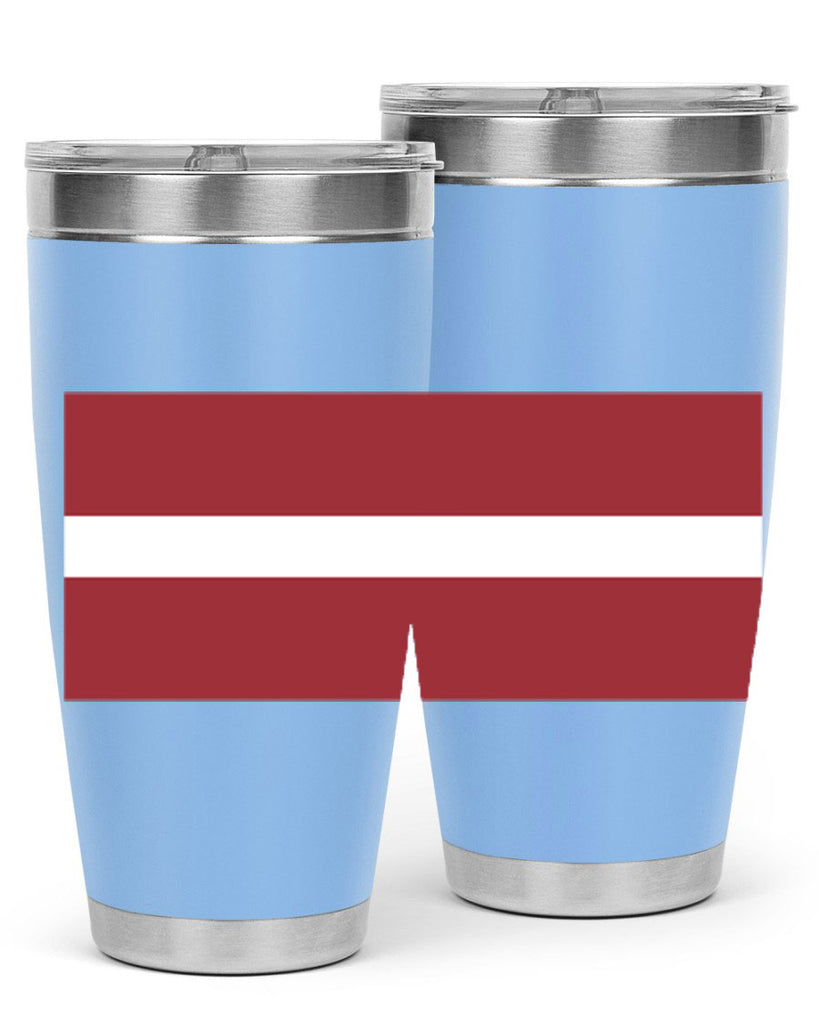 Latvia 104#- world flags- Tumbler