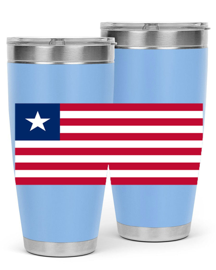 Liberia 101#- world flags- Tumbler