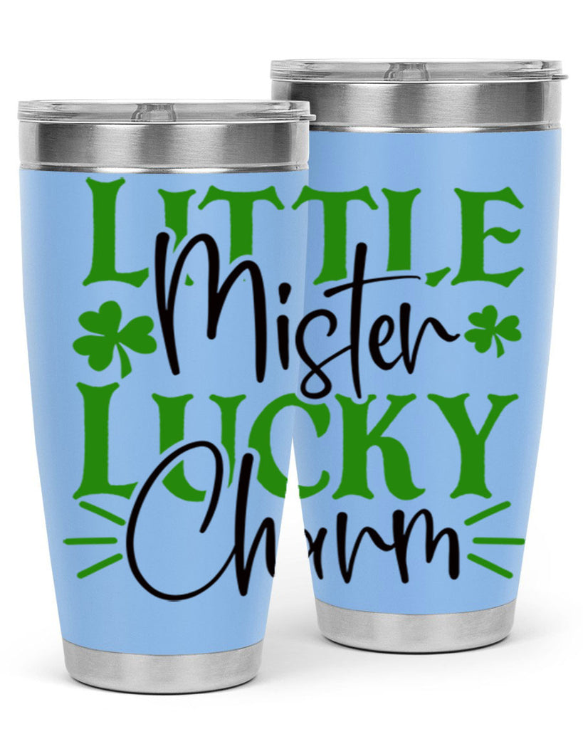 Little Mister Lucky Charm Style 153#- St Patricks Day- Tumbler
