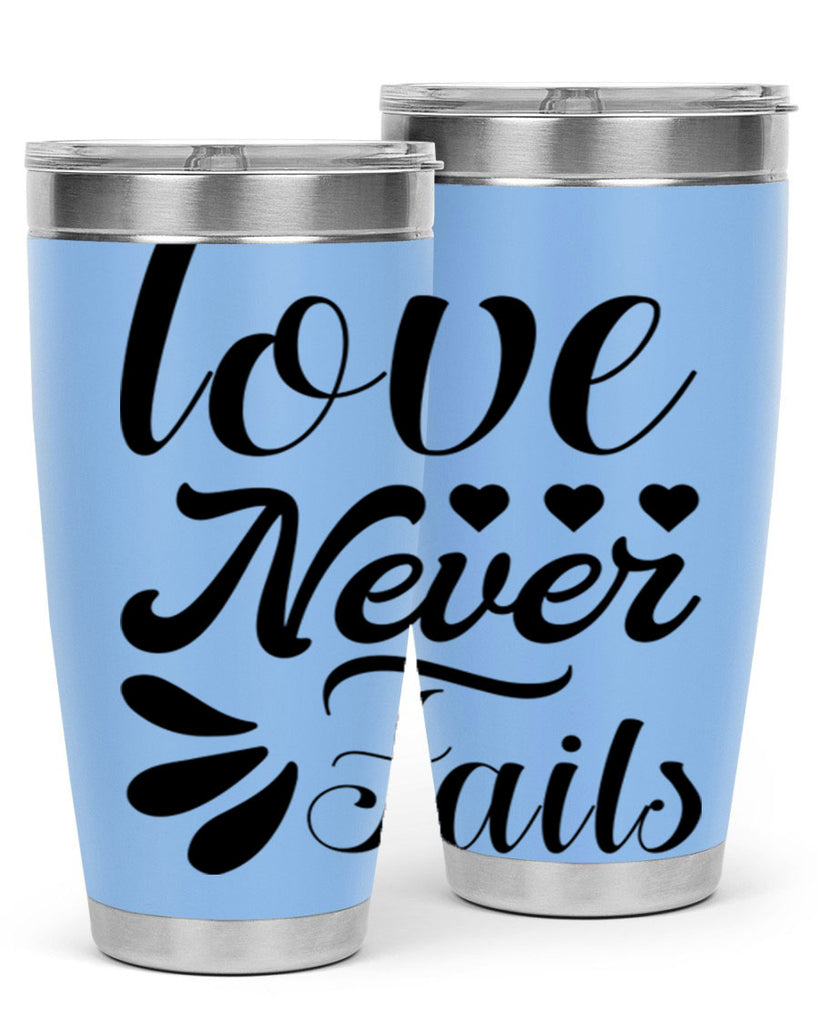 Love Never Fails 316#- winter- Tumbler