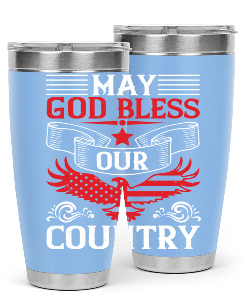 May God bless our country Style 133#- Fourt Of July- Tumbler