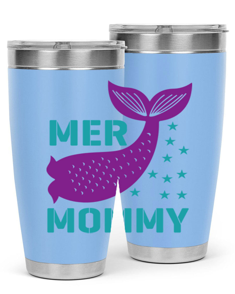 Mer Mommy 342#- mermaid- Tumbler