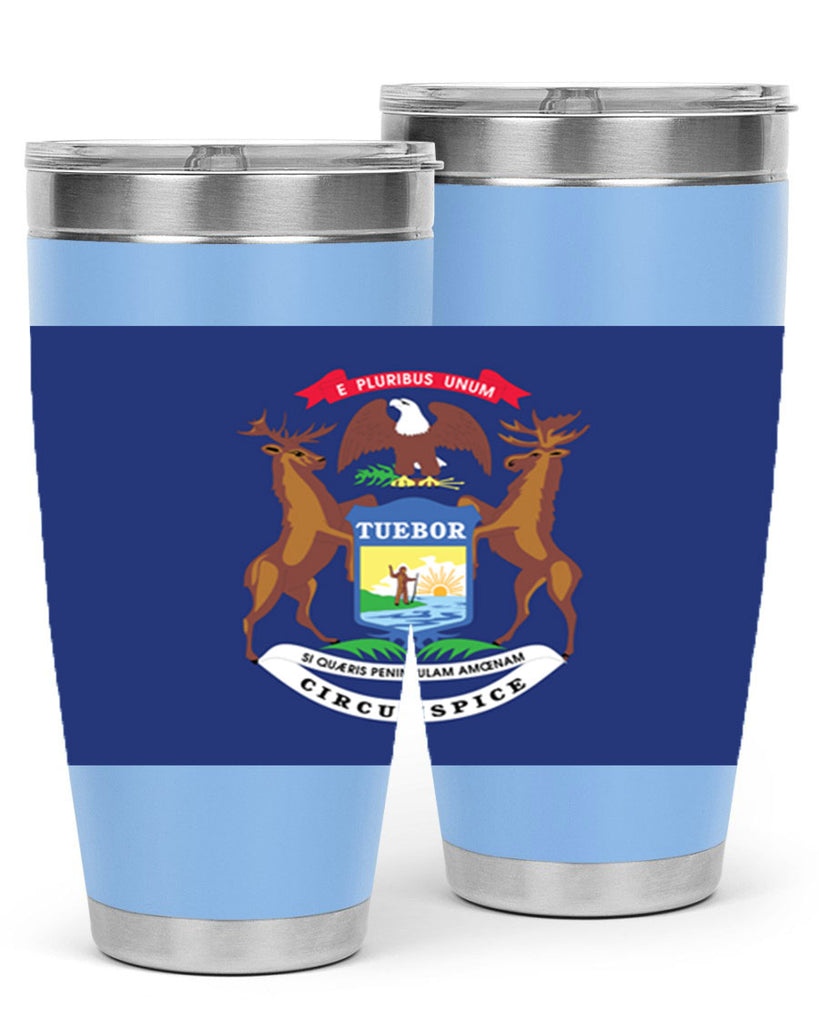 Michigan 30#- Us Flags- Tumbler