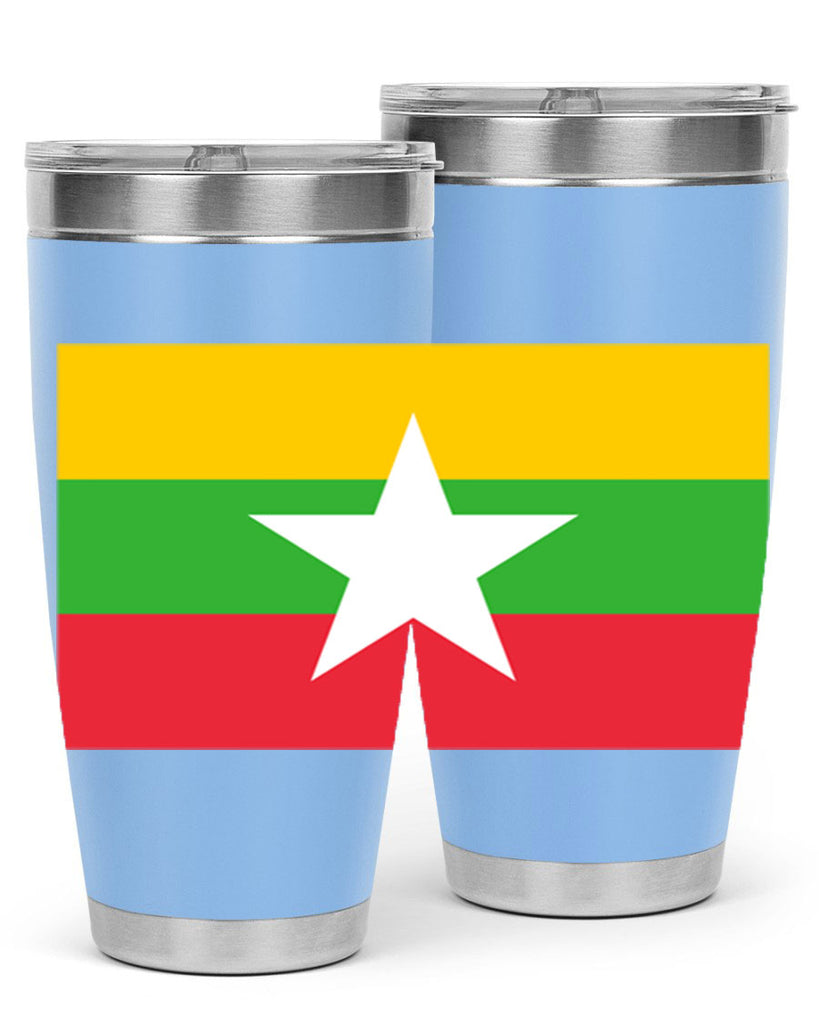 Myanmar 79#- world flags- Tumbler