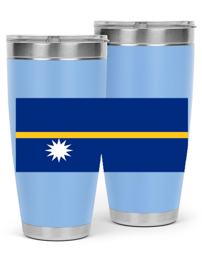 Nauru 77#- world flags- Tumbler