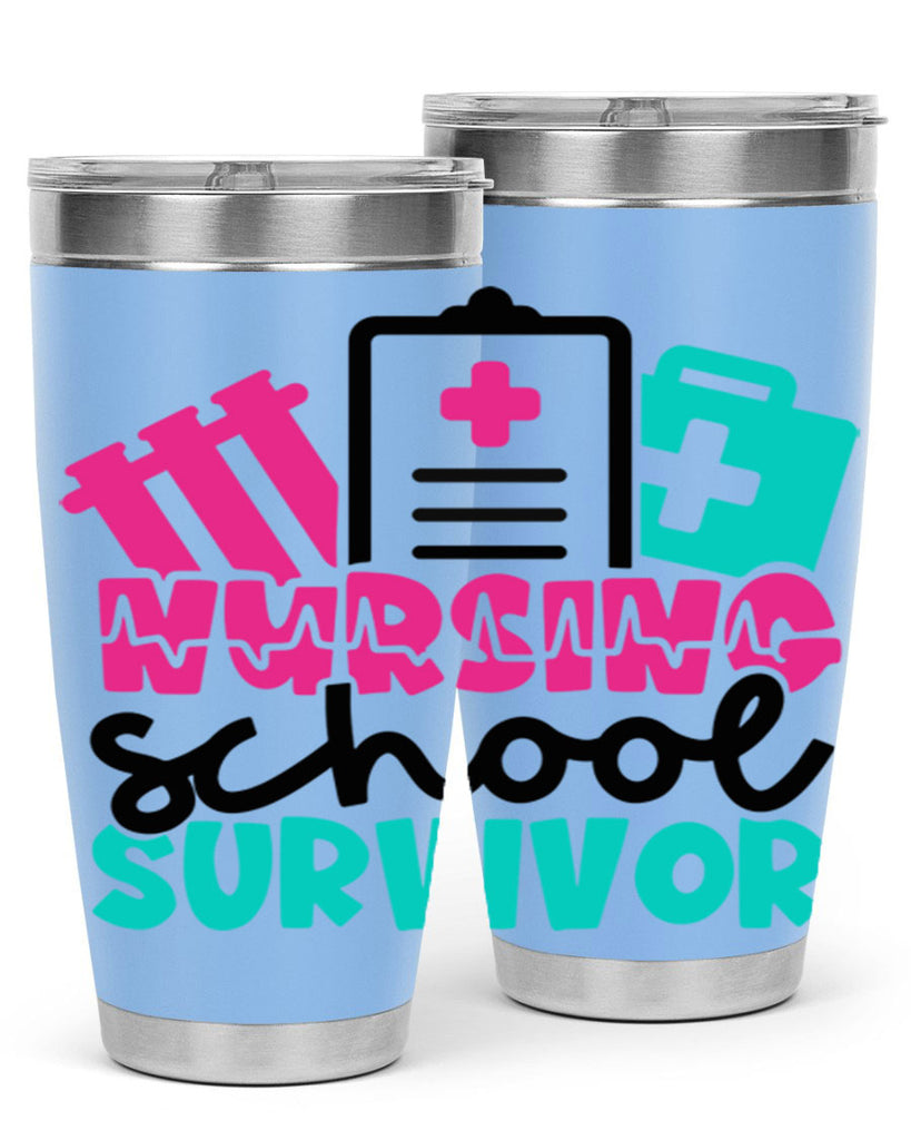 Nursing School Survivor Style Style 62#- nurse- tumbler