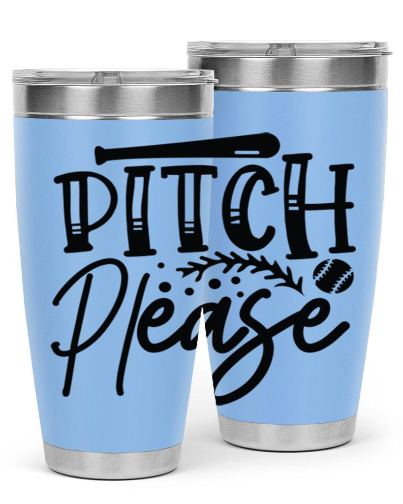 Pitch Please 2037#- baseball- Tumbler