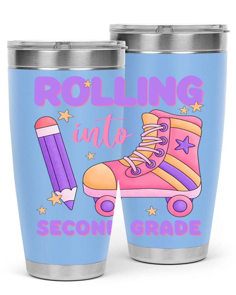 Rolling into 2nd Grade 24#- second grade- Tumbler