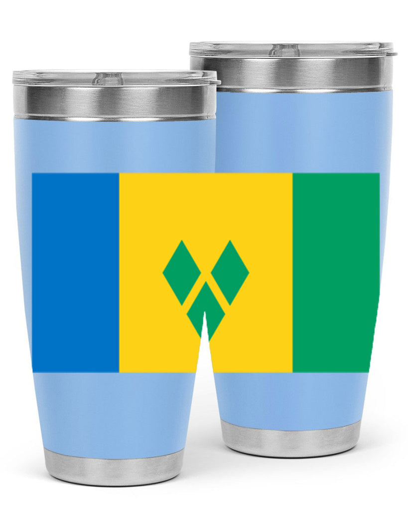 Saint Vincent and the Grenadines 50#- world flags- Tumbler