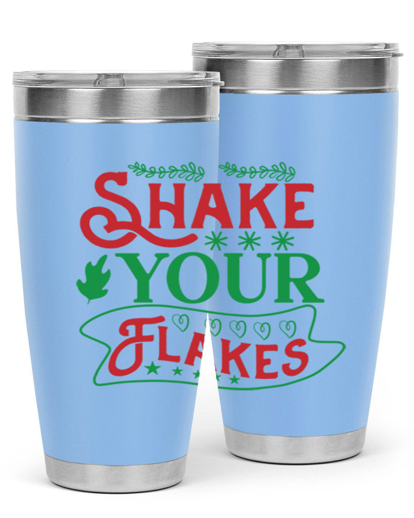 Shake Your Flakes 358#- winter- Tumbler