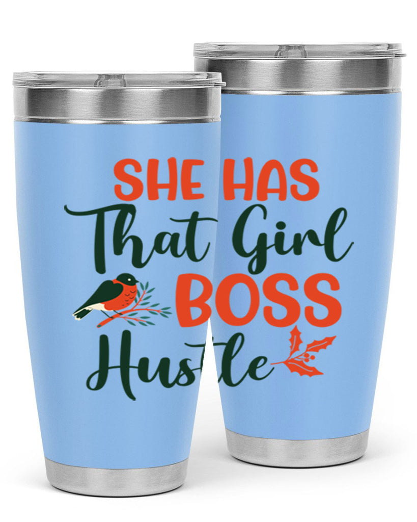 She Has That Girl Boss Hustle 363#- winter- Tumbler