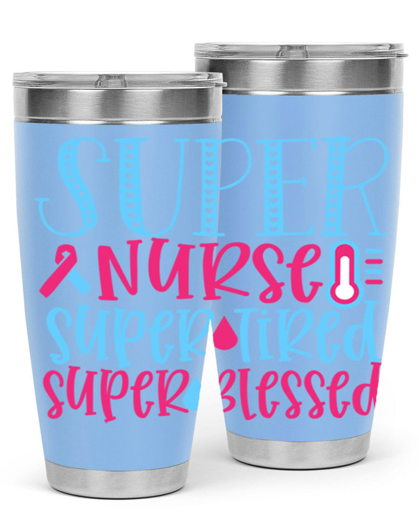 Super Nurse Super Tired Style 346#- nurse- tumbler